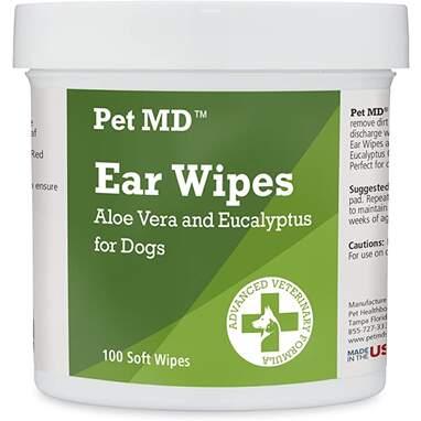 PetMD Dog Ear Cleaner Wipes