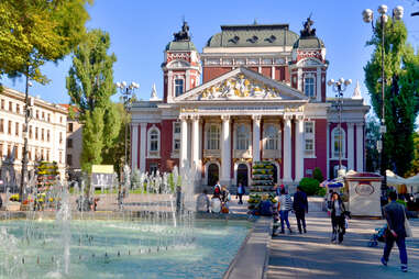 Ivan Vazov National Theatre in Sofia, Bulgaria