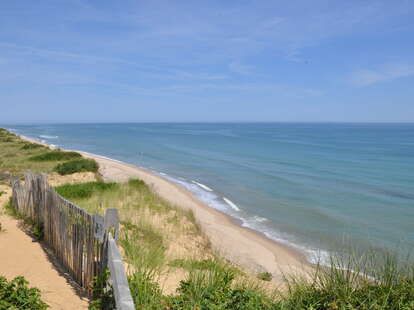 View from Marconi Station on Cape Cod in Massachusetts