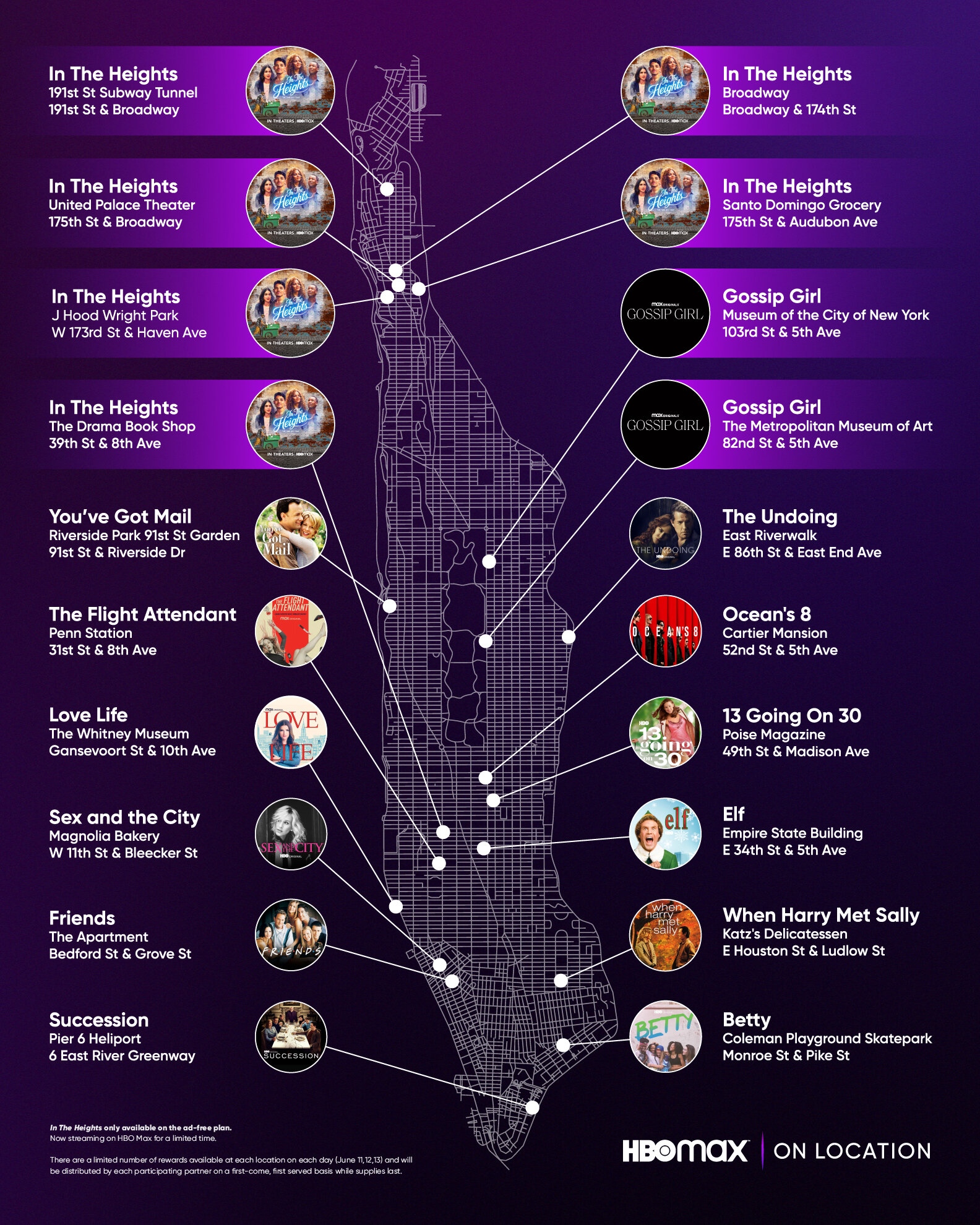 HBO Max's On Location Can Help You Unlock Rewards At These Iconic NYC ...