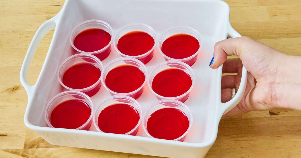 red jello cubes