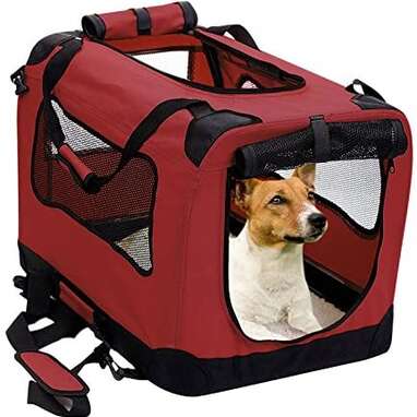 Best foldable travel crate: 2PET Foldable Dog Crate