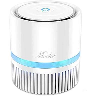 MOOKA Air Purifier for Home, 3-in-1 True HEPA Filter
