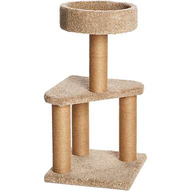 Amazon Basics Medium Cat Condo Activity Tree Tower