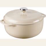 Lodge Enameled Dutch Oven, 6 Qt, Sandalwood