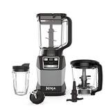 Ninja Compact Kitchen System with Auto-iQ, Blender Food Processor Combo, Blend, Chop, Mix Doughs