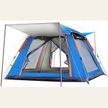 MOSEIKO 3-4 Person Automatic Tent with Bag, Lightweight Waterproof Portable Family Camping Tent