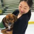 How A U.S. Olympic Figure Skater's Rescue Dog Helped Her Make The Team