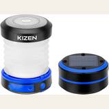 Kizen LED Camping Lanterns - Solar Powered or USB Rechargeable Emergency Lights