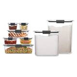 Rubbermaid Brilliance Storage 16-Piece  Leak Proof Food Containers