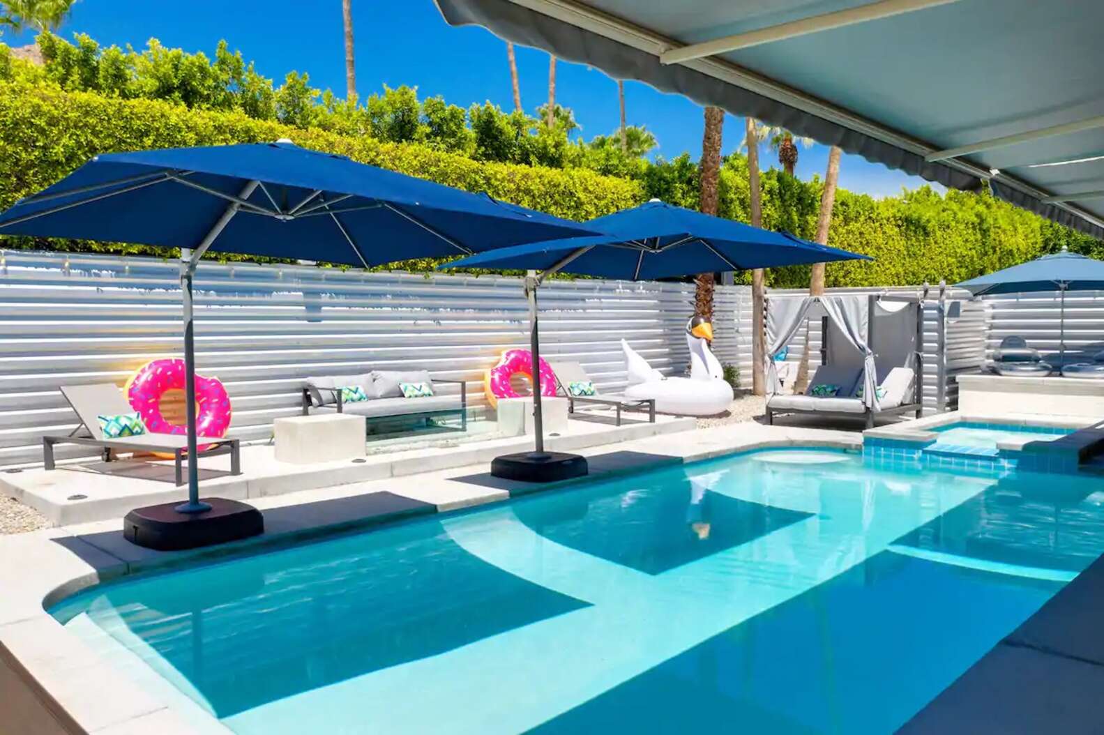 airbnb with a swimming pool
