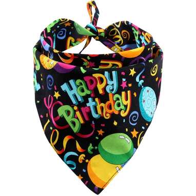 MIAPETTB Dog Birthday Bandana