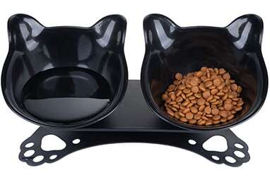 Pantula Tilted Cat Food Bowls