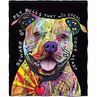 16x16 Multicolor Pit Bull Love Dog Funny Pit Bull Drink Coffee Hand with Dog Mom Throw Pillow