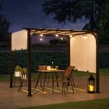 Meadow Steel Pergola with Canopy