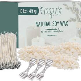 YIH 10-lb Pure White Beeswax Pellets-100% Pure White Beeswax 10 LB