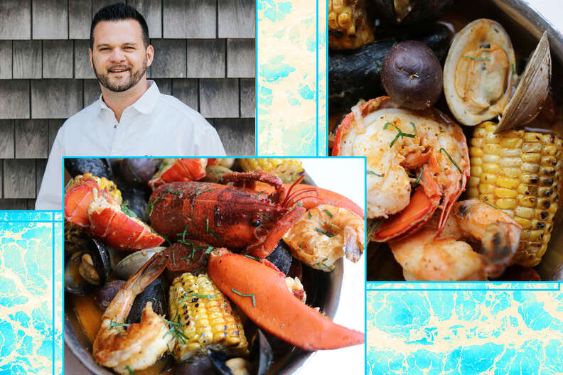 Chef Robert Sisca clambake