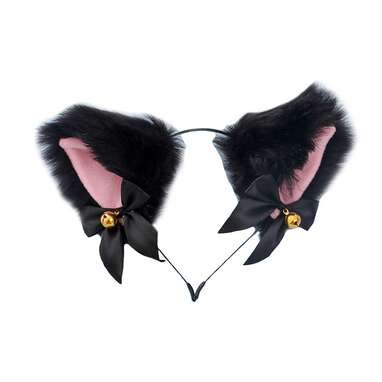 Leonardo Cat Ears Headband-M Black Bonnie Z 