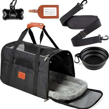 Zenapoki Airline Approved Soft-Sided Cat Carrier