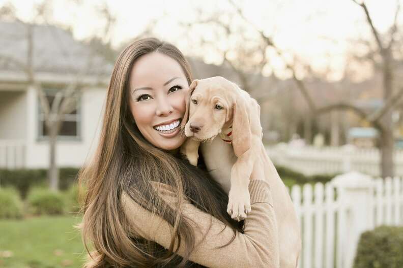 puppy and his mom