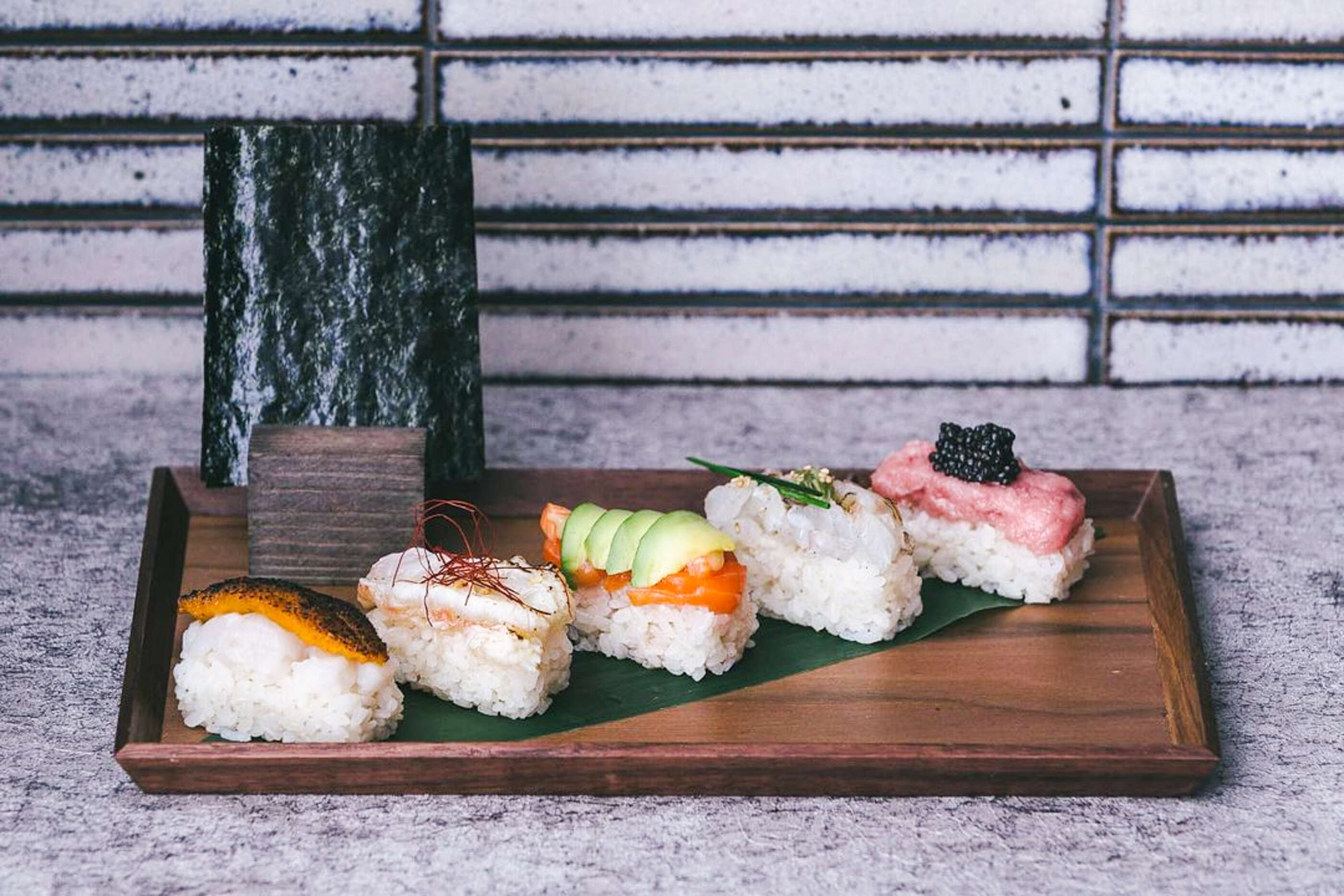 hand roll sushi at Maki Kosaka