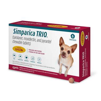 SIMPARICA TRIO Chewable Tablet for Dogs