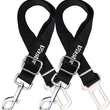 Best seat belt-style dog car safety accessory: Vastar Adjustable Pet Seat Belt