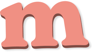Draggable letter m1