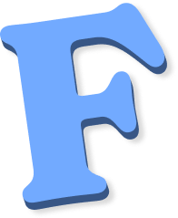 Draggable letter f