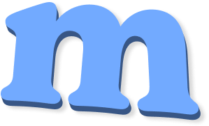 Draggable letter m2