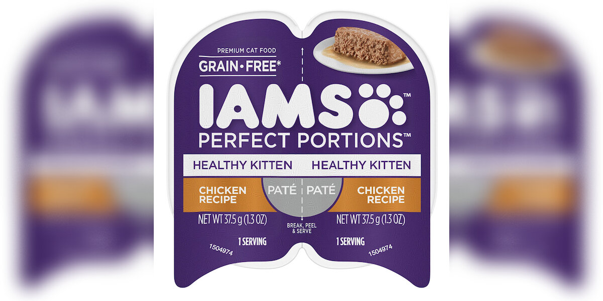 Iams perfect portions kitten best sale