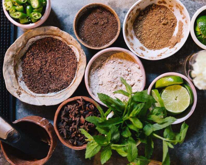 Salts and grinds at Clavel