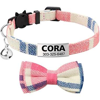 TagME Personalized Bowtie Collar