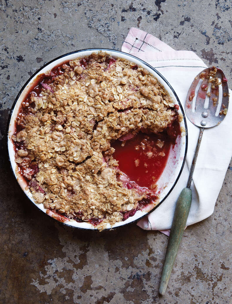 strawberry rhubarb crisp
