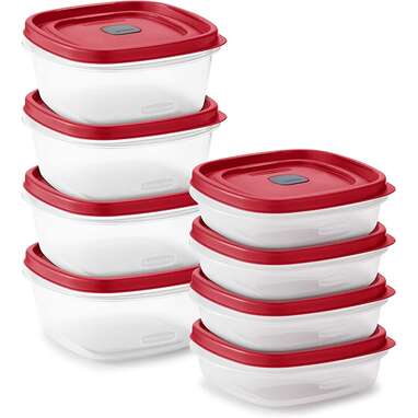 Rubbermaid 34 Piece Easy Find Vented Lids Food Storage Set