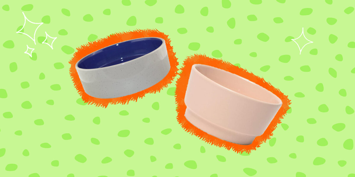 Stylish Weighted Dog Bowls for Big and Little Dogs - Hey, Djangles
