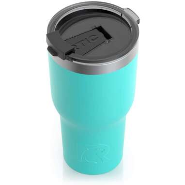 True Sip & Go Wine Tumbler - Stemless Double Walled Stainless Steel  Insulated Travel Cup With Lid - 12oz Light Blue Set Of 1 : Target