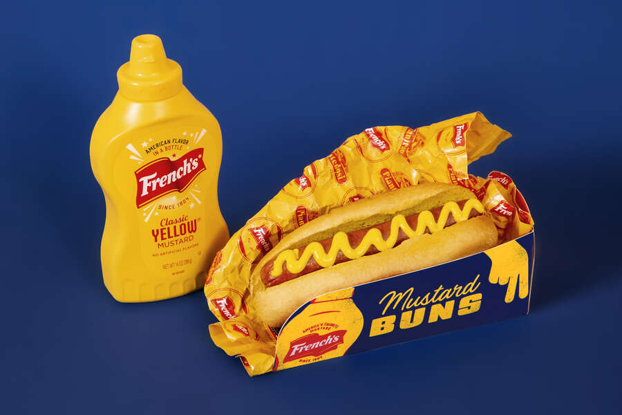 French's Created MustardInfused Hot Dog Buns for National Mustard Day