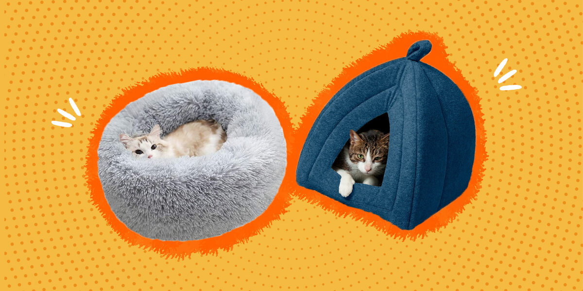 5 Calming Cat Beds To Help An Anxious Cat - DodoWell - The Dodo