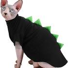 Dinosaur Design Sphynx Hairless Cat Clothes