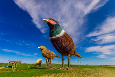 pheasant sculptures