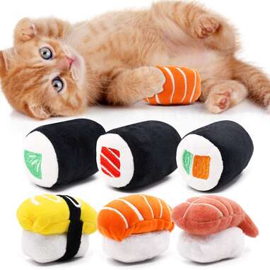 CiyvoLyeen 6-Pack Sushi Toys