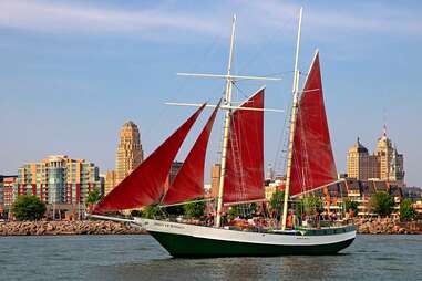 people sailing on a boat
