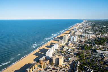 a birds-eye-view of virginia beach