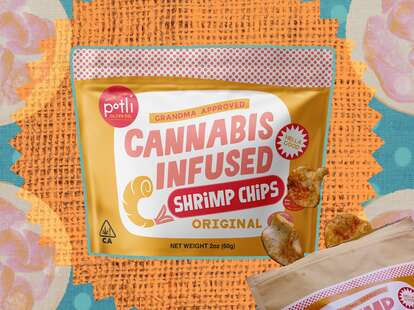 potli shrimp chips chip cannabis marijuana infused