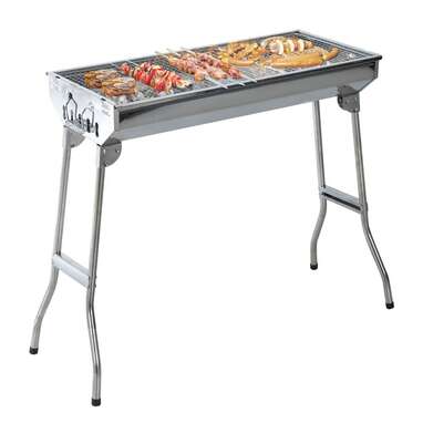 Outsunny 13" Barrel Charcoal Grill
