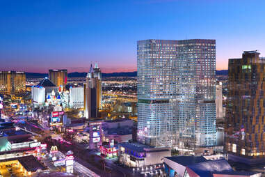 Waldorf Astoria Las Vegas skyline view