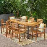 Reidy 8-Person Wooden Dining Set