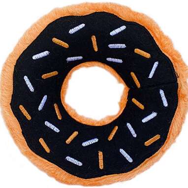 ZippyPaws Pumpkin Spice Donut Toy