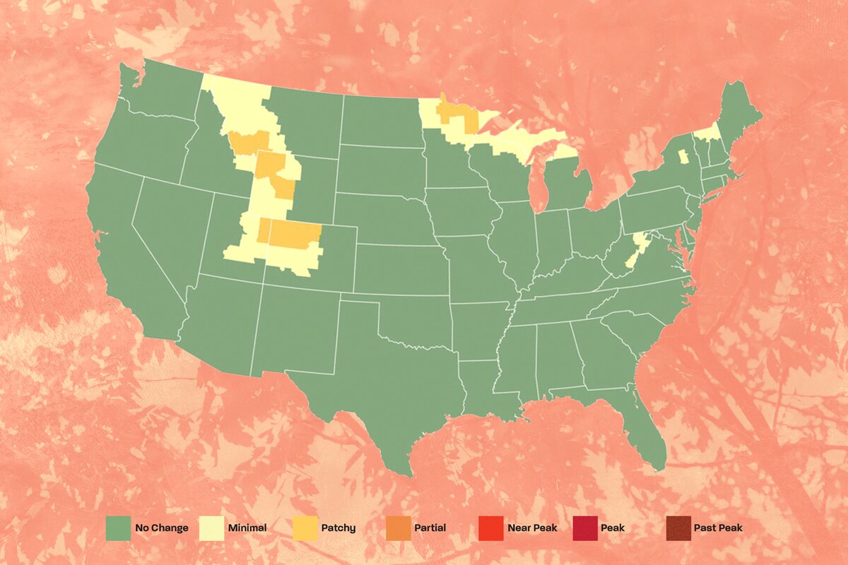 Fall Foliage Forecast & Prediction Map 2021: When Will Leaves Change ...